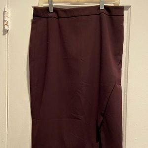 The Limited size 10 maroon pencil skirt
